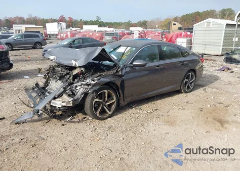 2018 Honda Accord Sport z USA, uszkodzony, nr VIN 1HGCV1F35JA079054